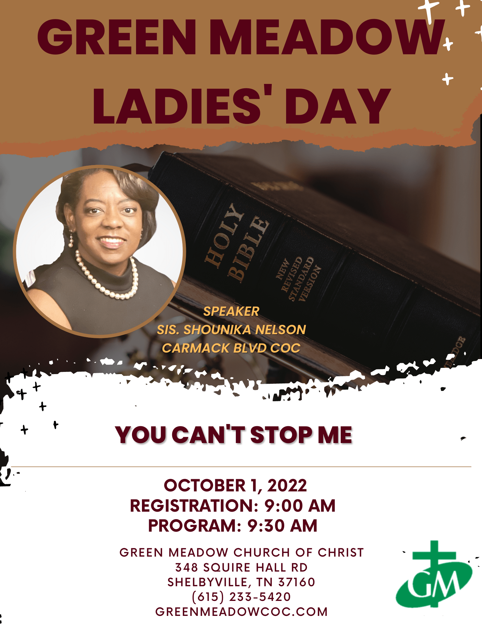 Green Meadow Church of Christ Green Meadow Ladies' Days Green Meadow