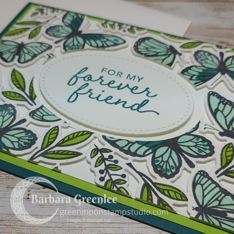Floating Frame Technique Card - Green Moon Stamp Studio
