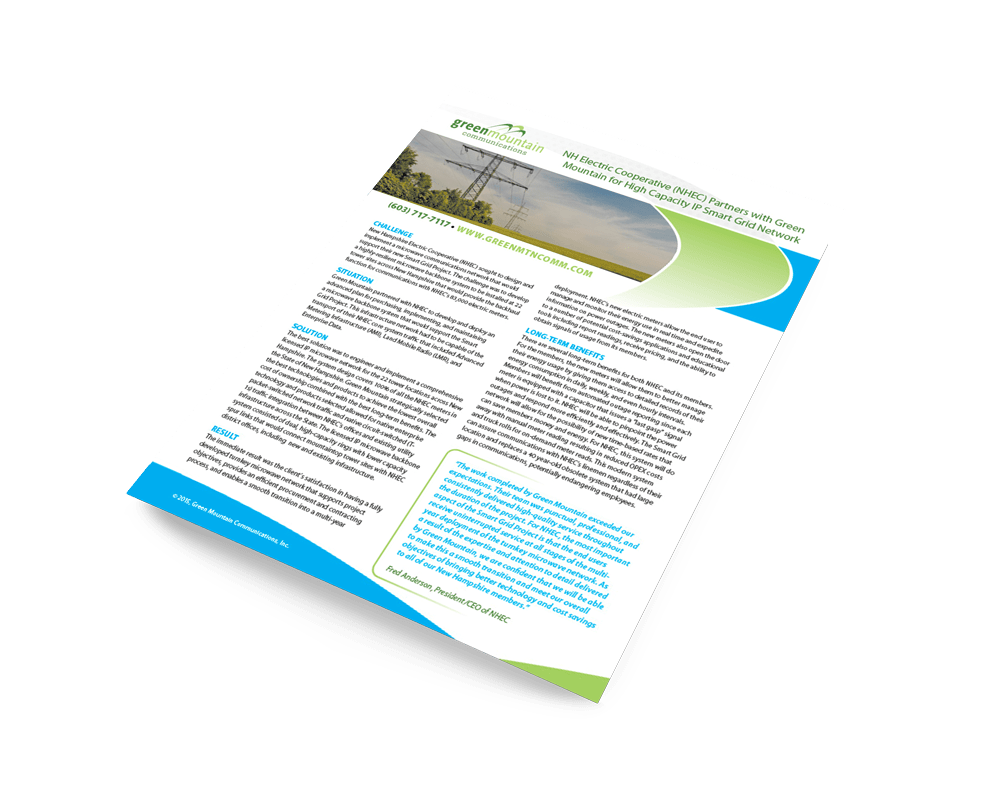 NH Electric Cooperative (NHEC) Partners with Green Mountain for High