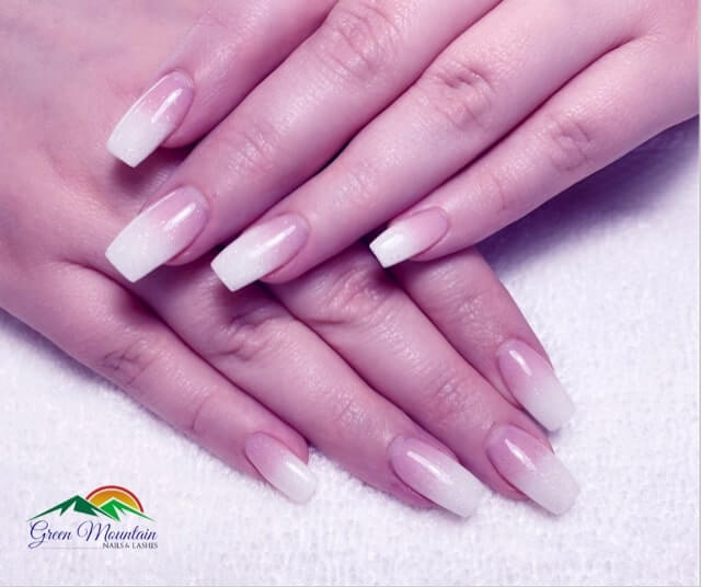 Dip Powder Green Mountain Nails