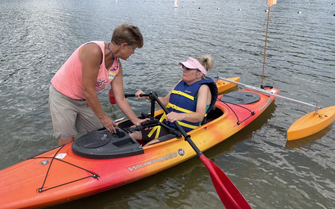 One Woman, a Kayak and a Vision Green Mountain Adaptive Sports