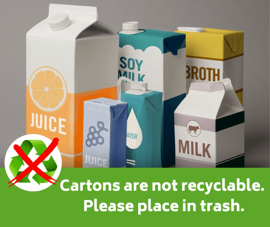 Tip of the Week Got Milk? Cartons are Not Recyclable