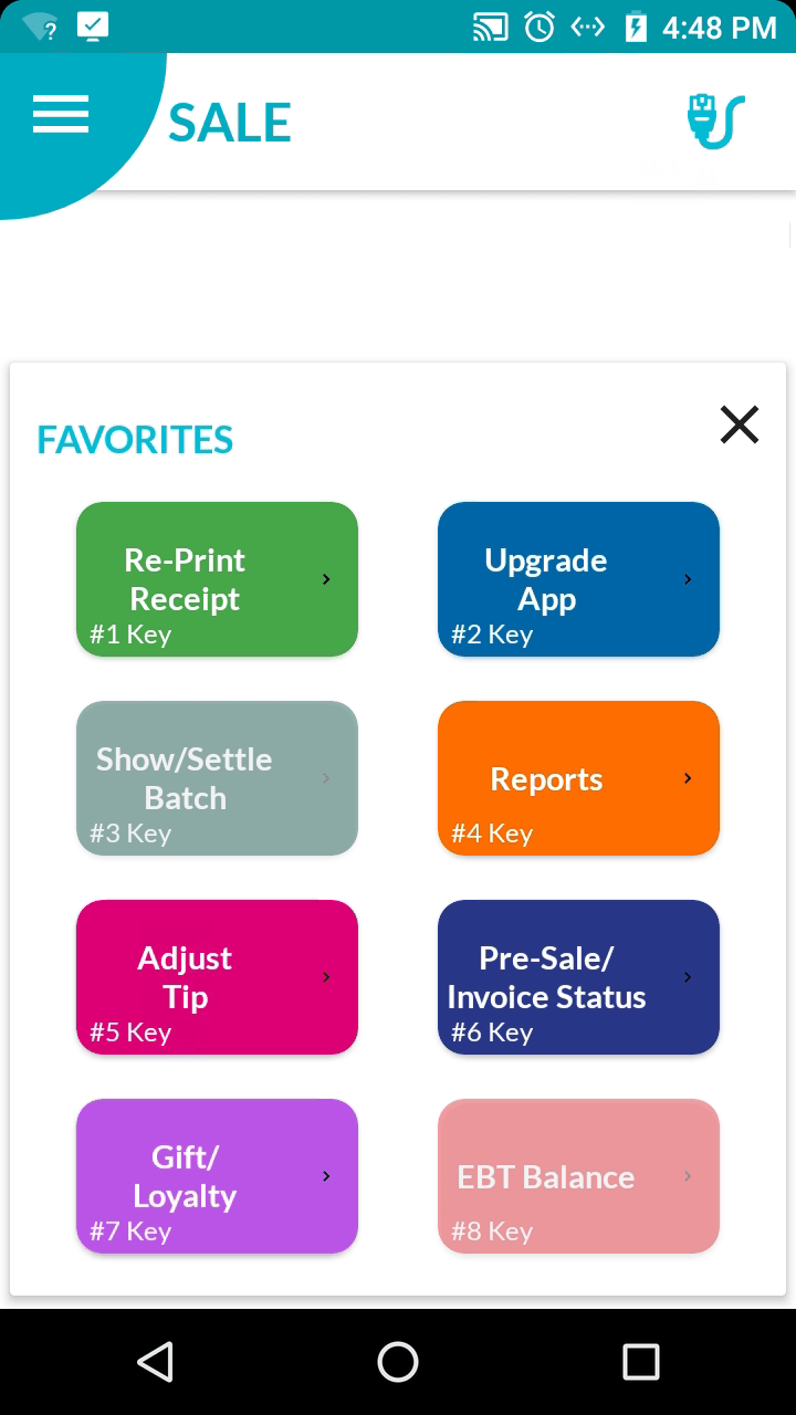 Adjust Tip Green Payments