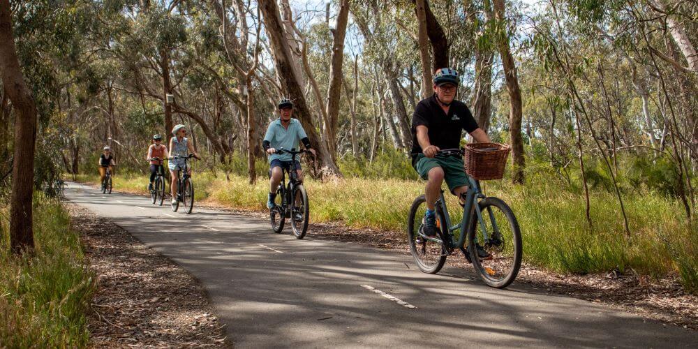 Echuca Scenic Electric Bike Tour Green Pedal EBikes