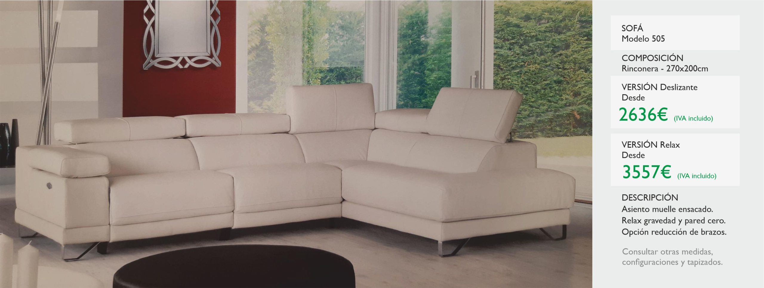 Sofás Relax Muebles Barcelona