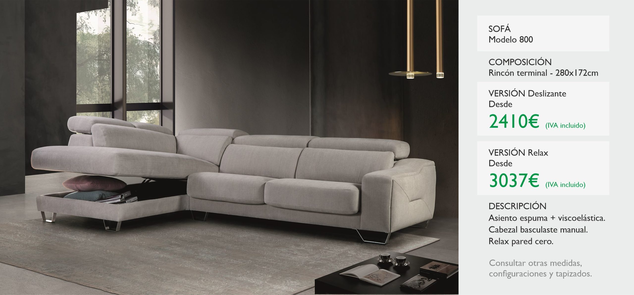 Sofás Relax Muebles Barcelona