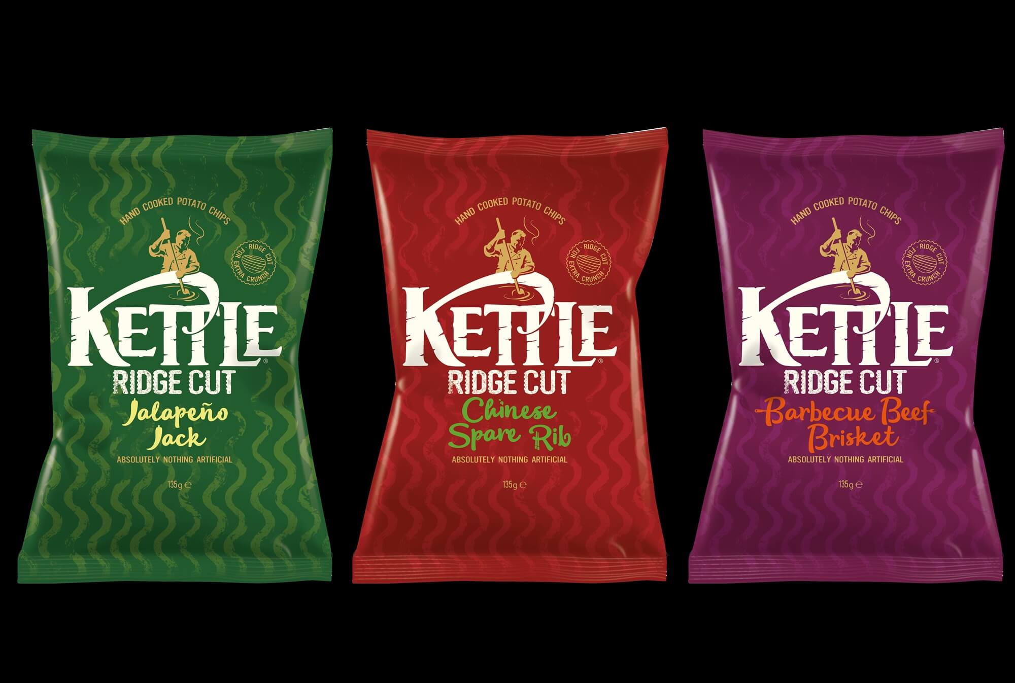 KETTLE Chips launches globallyinspired new Ridge Cut range Food