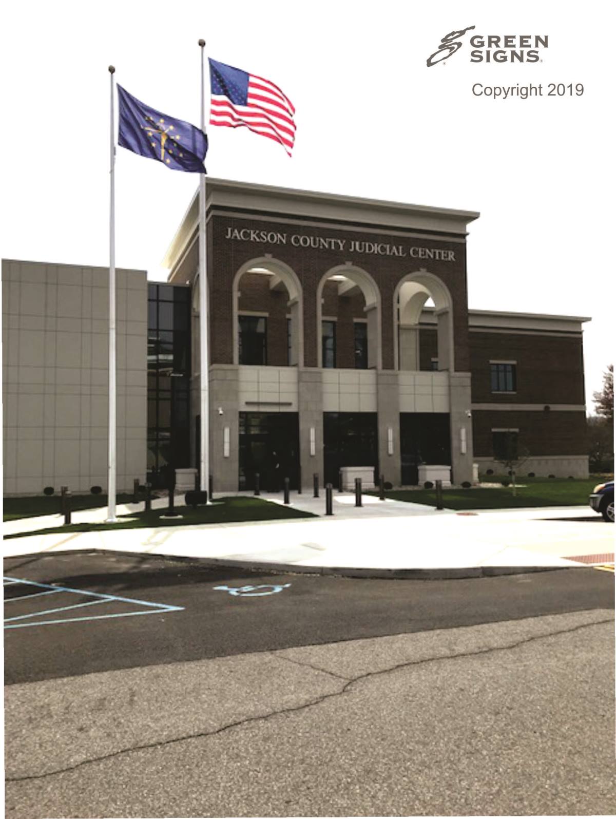 JACKSON COUNTY JUDICIAL CENTER GSC 300 SERIES INTERIOR AND EXTERIOR FLAGS