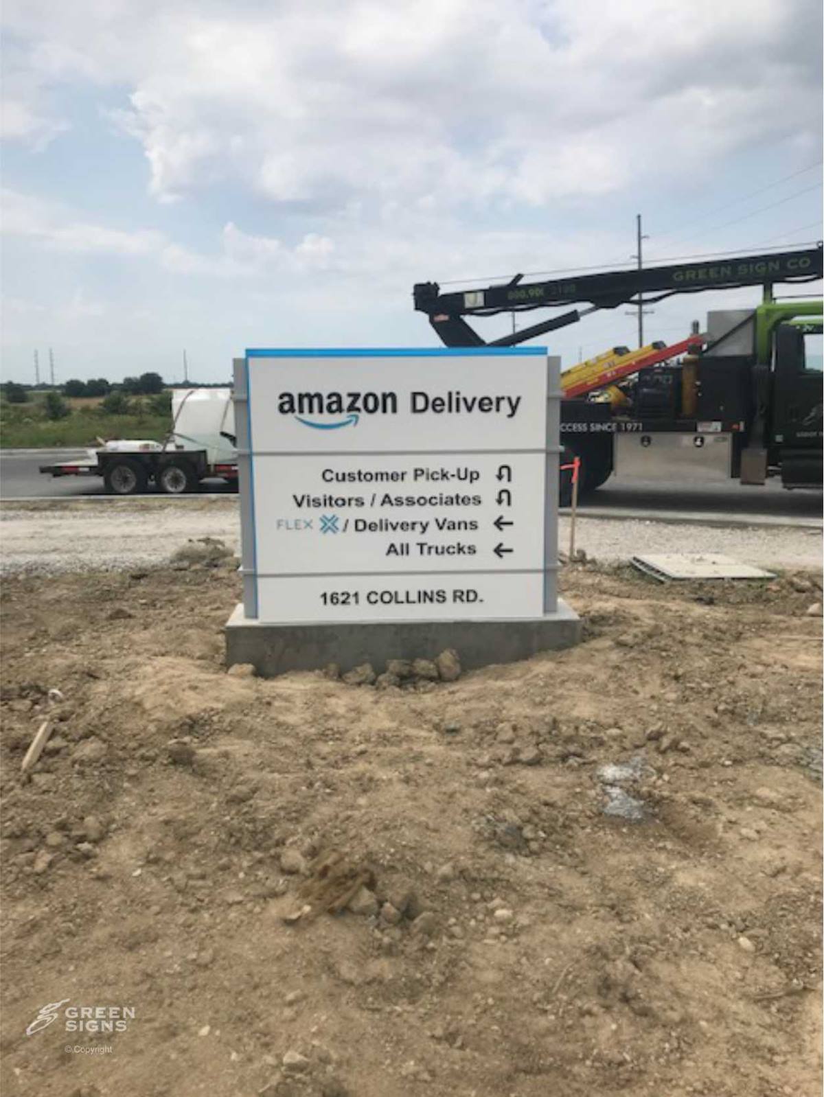 Amazon DeliveryGSC 400 SeriesDirectional & Wayfinding Signs