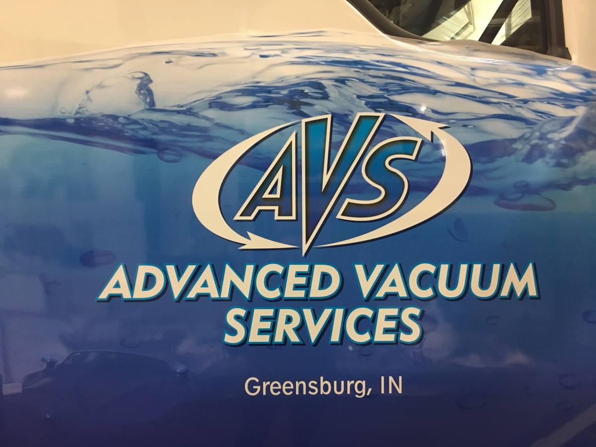 Advanced Vacuum Services Vehicle Graphics GSC 100 Series