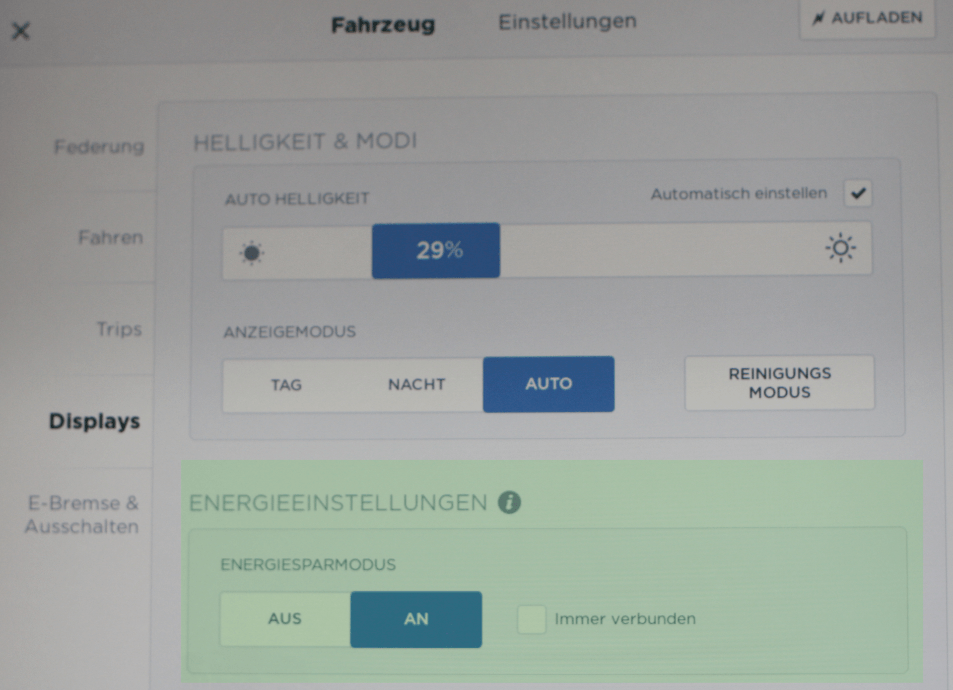 Tesla-Klimaanlage: Einstellungen und Reichweite | Greenspeed.de