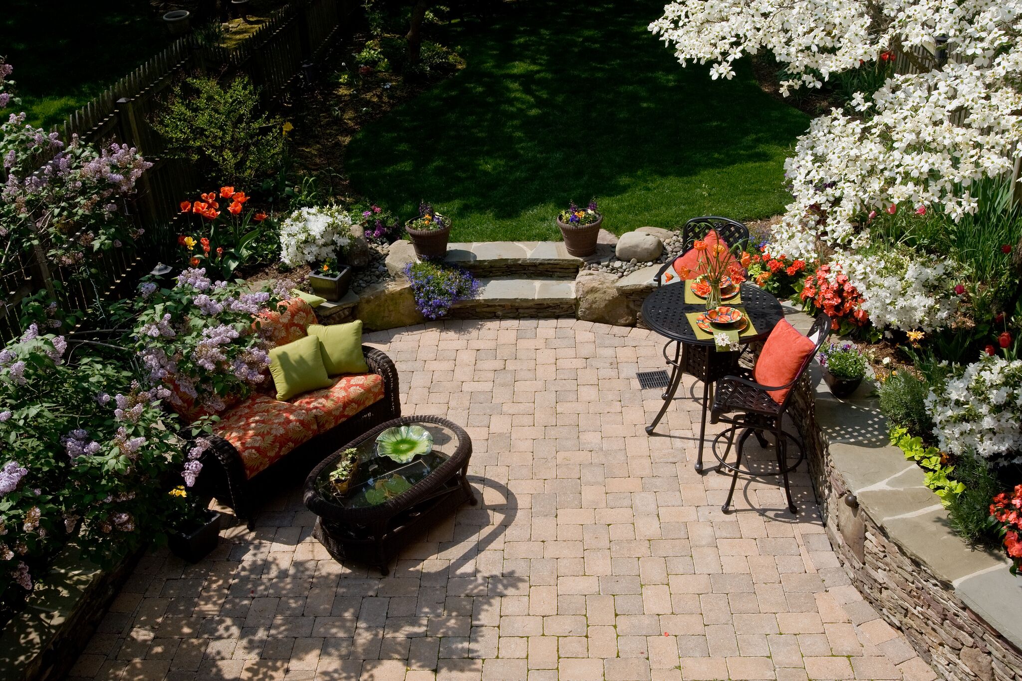 Backyard patio installation | Greenstreet Gardens
