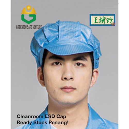 Cleanroom ESD Cap cleanroom cap food industries topi hat visor cap dust free unisex work cap