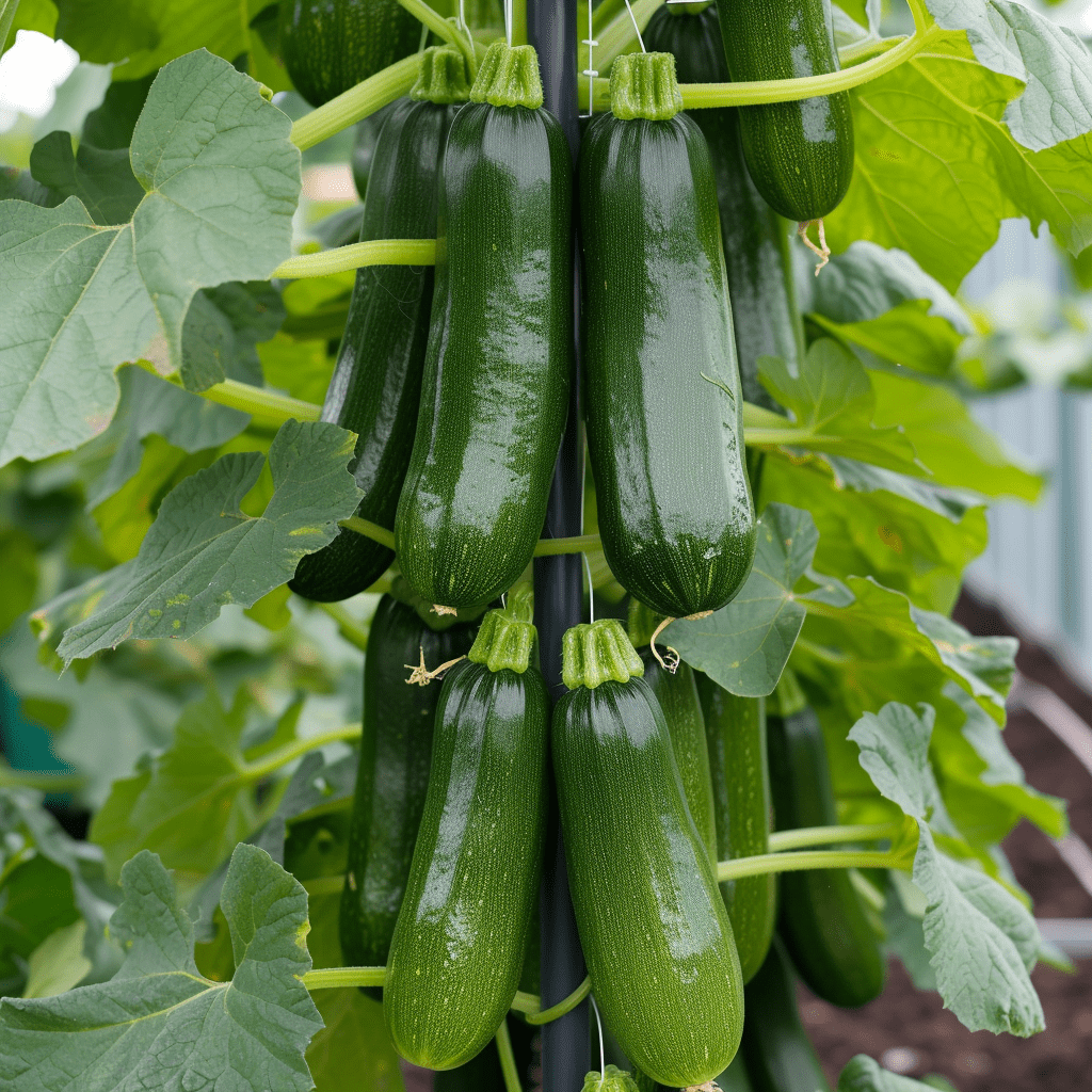 How To Grow Zucchini Plants Vertically GreenThumbsGuide