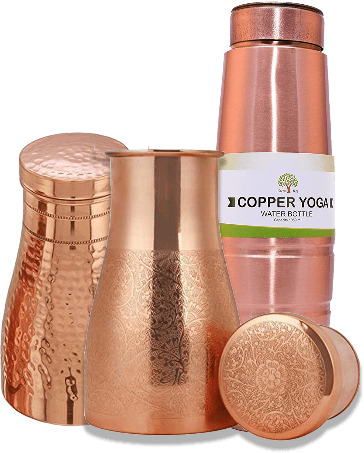 Copper Drinkware, Copper Mugs, Jug, Copper Water Bottle Dubai