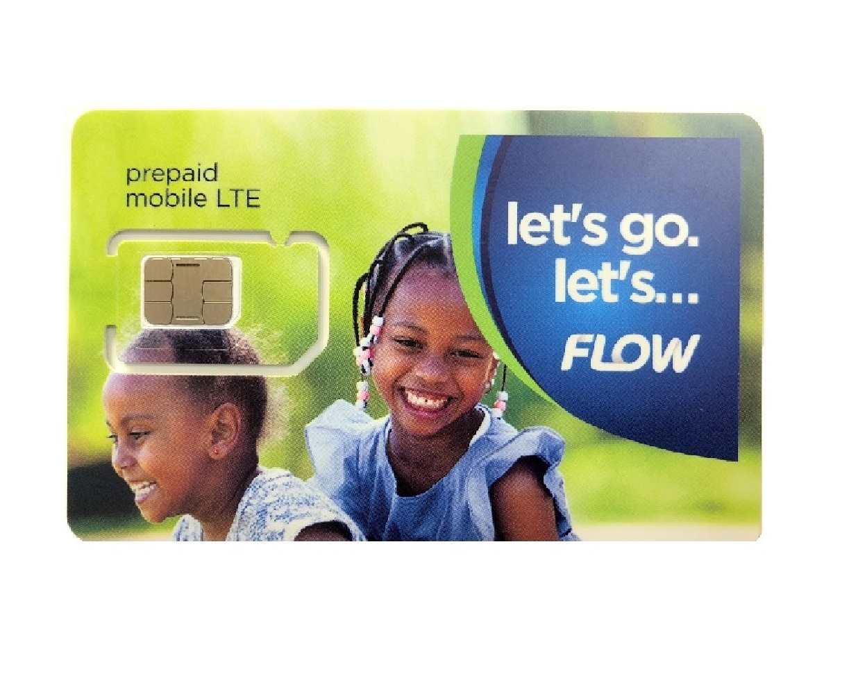 Prepaid LTE SIM FLOW Cayman Green Turtle Express