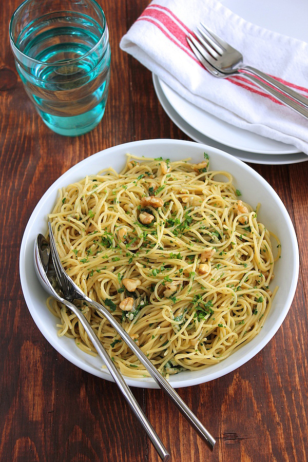 Spaghetti Aglio E Olio Green Valley Kitchen