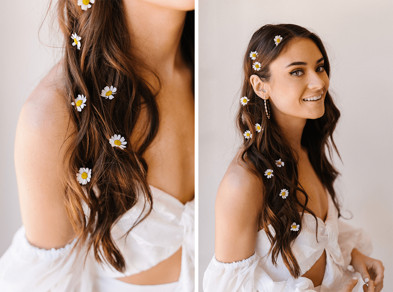 3 Floral Hair DIYs with Fresh Flowers from Trader Joe's!