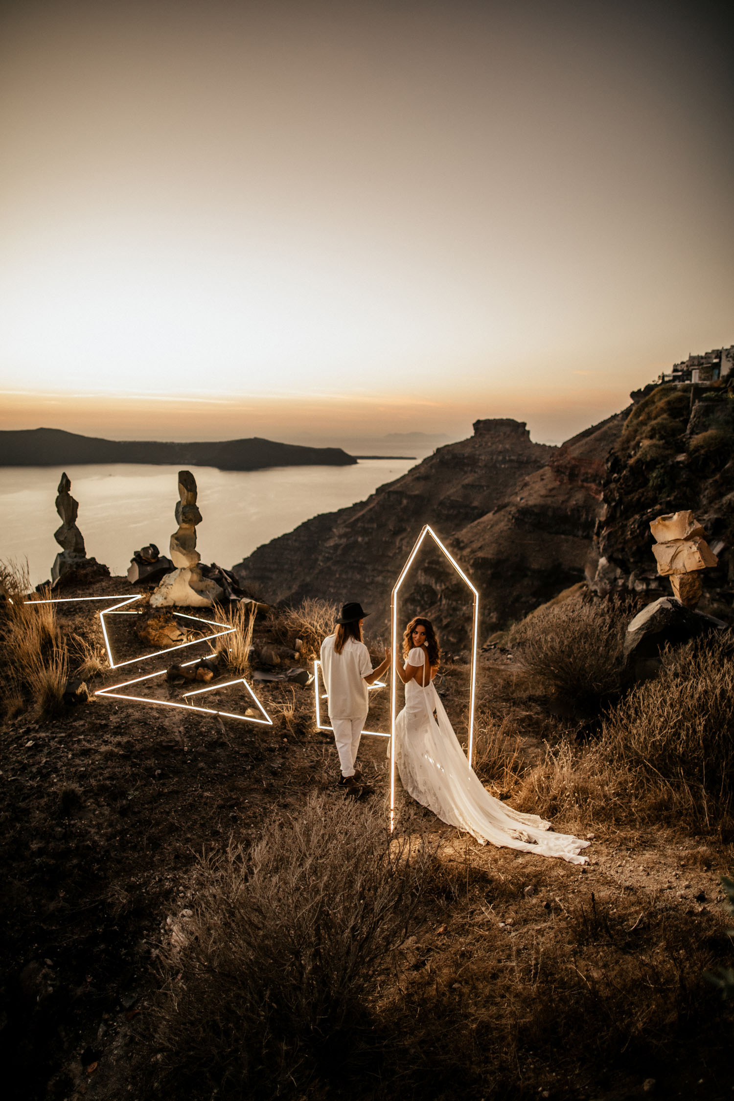 This Visionary Wedding With LED Lights is Packed With Thrilling Inspiration