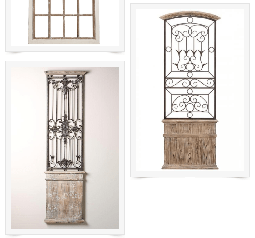 wood and metal wall gate options Green With Decor