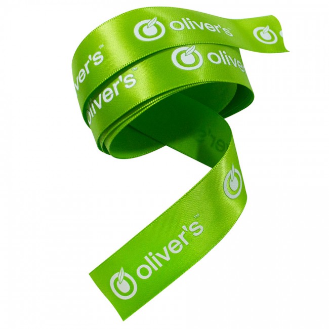 Satin Ribbons with Logo Printing Greenworks Ribbon Supplier Malaysia