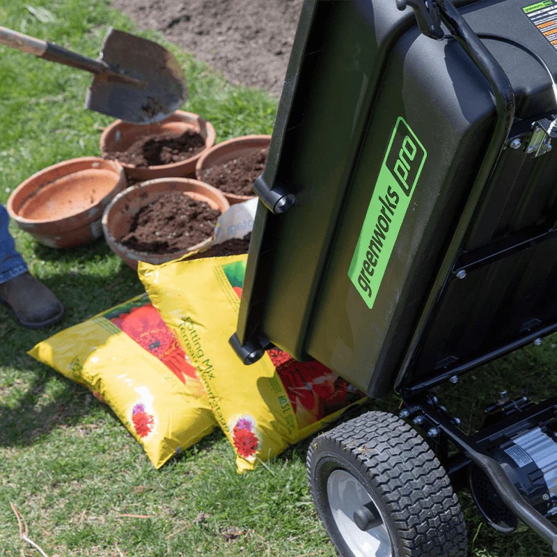 80V SelfPropelled Wheelbarrow, 2.0Ah Battery and Charger Included