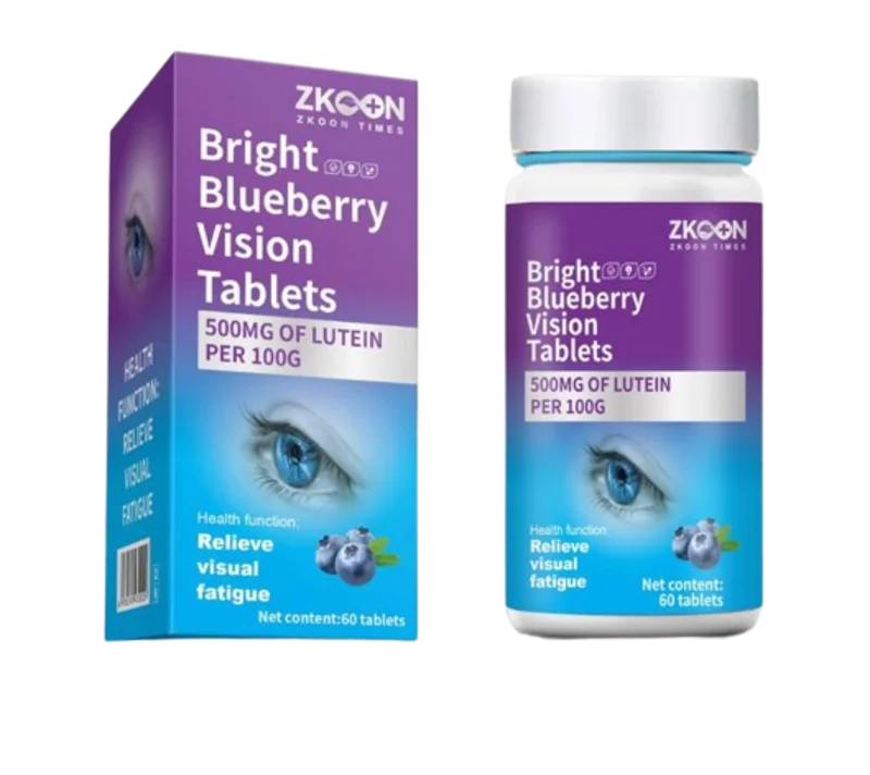 Bright Blueberry Vision Tablets EYE Support Supplement