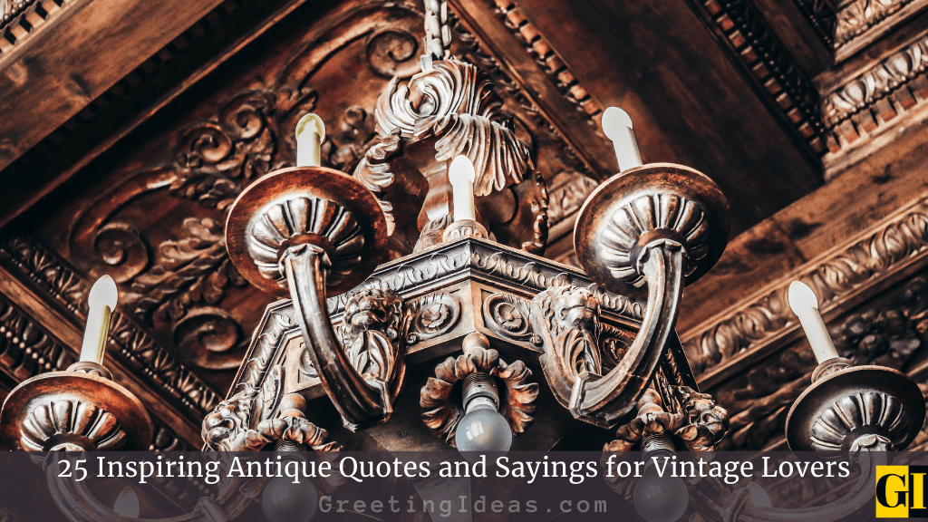 25 Inspiring Antique Quotes for Vintage Lovers