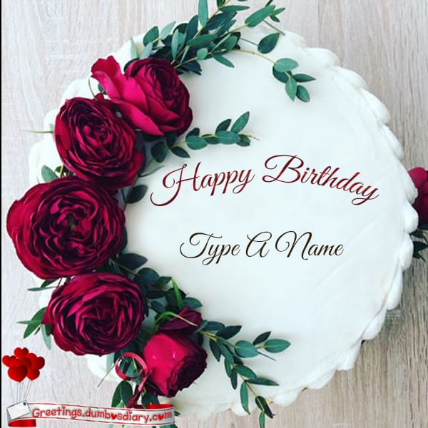 Birthday Flowers Images Red Roses With Name Best Flower Site