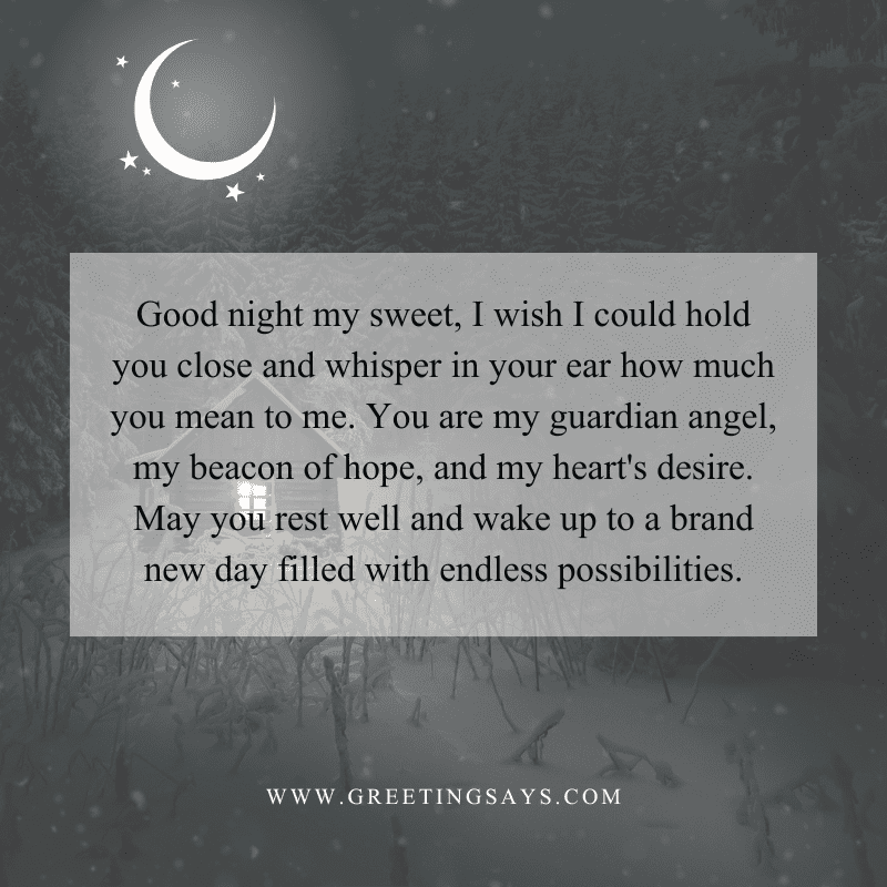Good Night Angel Messages