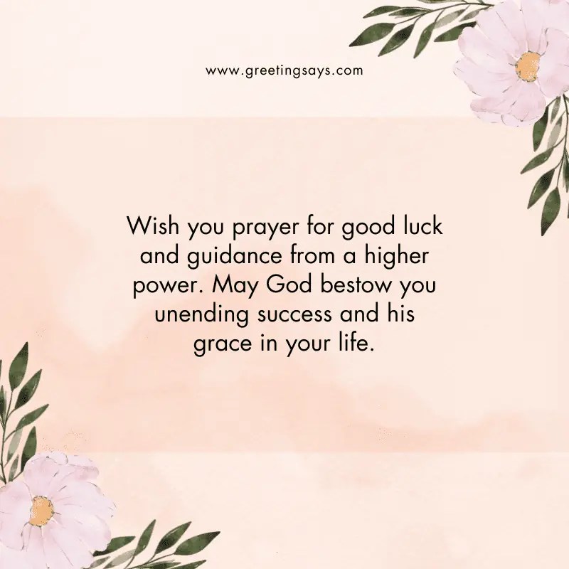 50+ Powerful Prayers For Good Luck Greeting Says