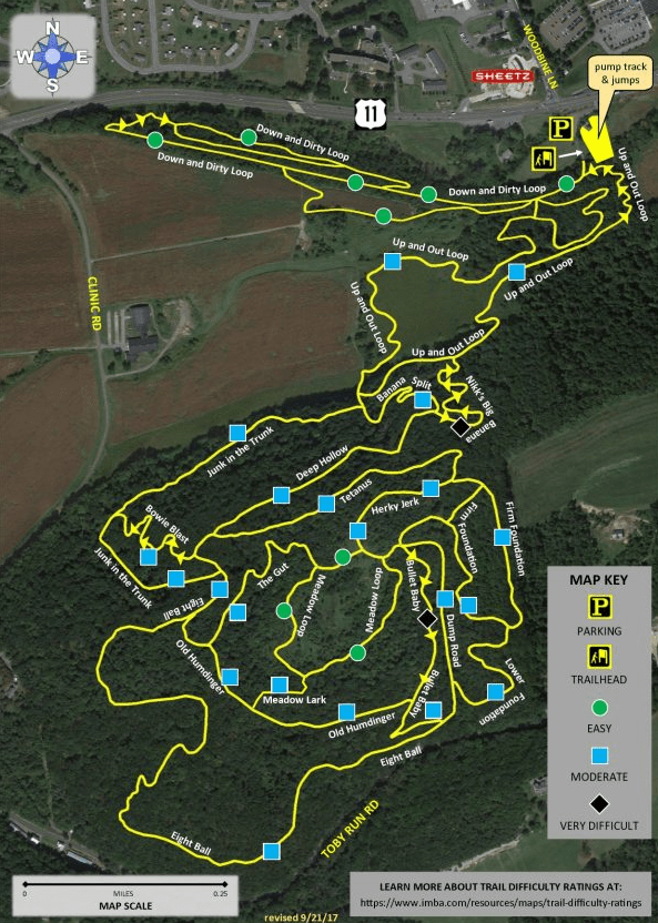 distrx Hopewell Memorial Park/Danville Borough Farm Bike Trails