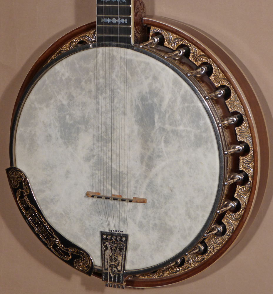 Slingerland May Bell 5String Banjo Carving and Engraving SOLD Greg Boyd's House of Fine