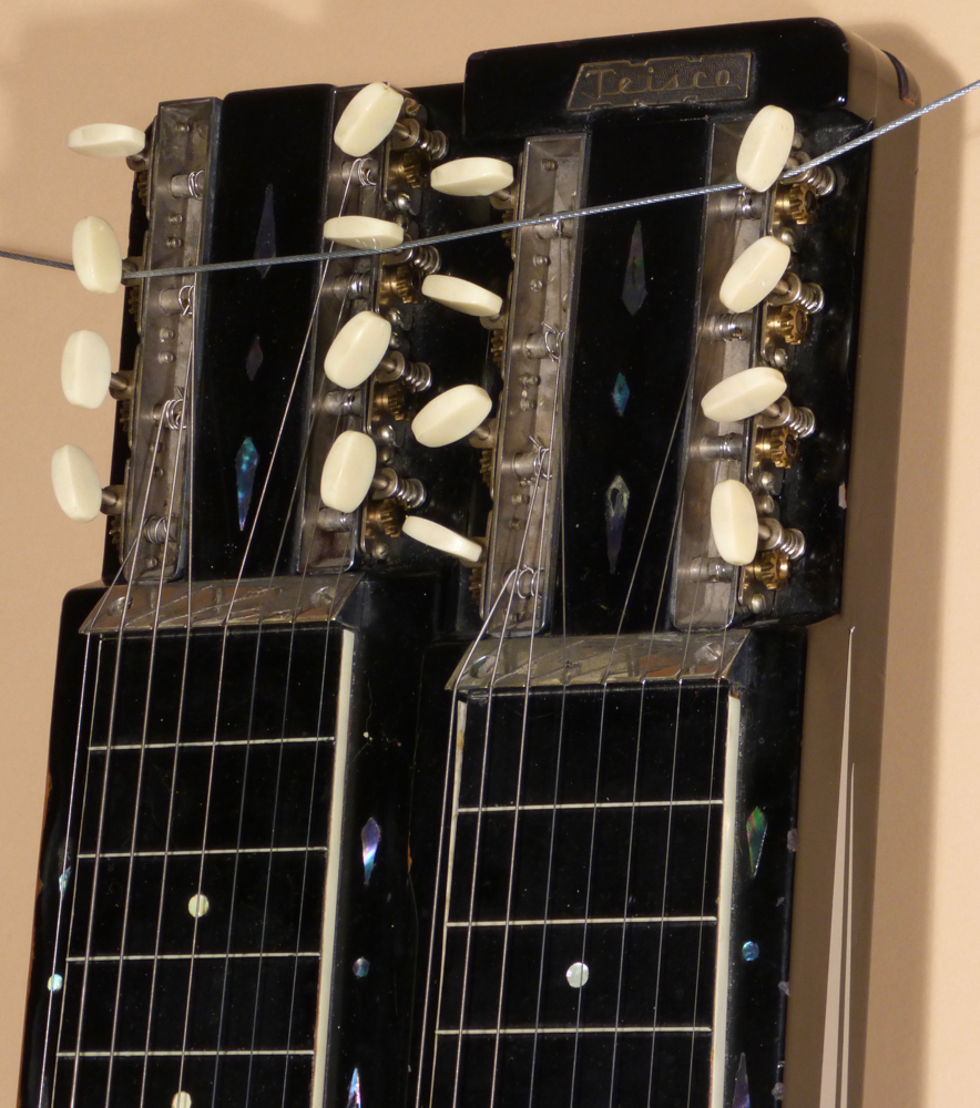 c. 1950's Teisco 8string Double Neck Lap Steel SOLD Greg Boyd's House of Fine Instruments