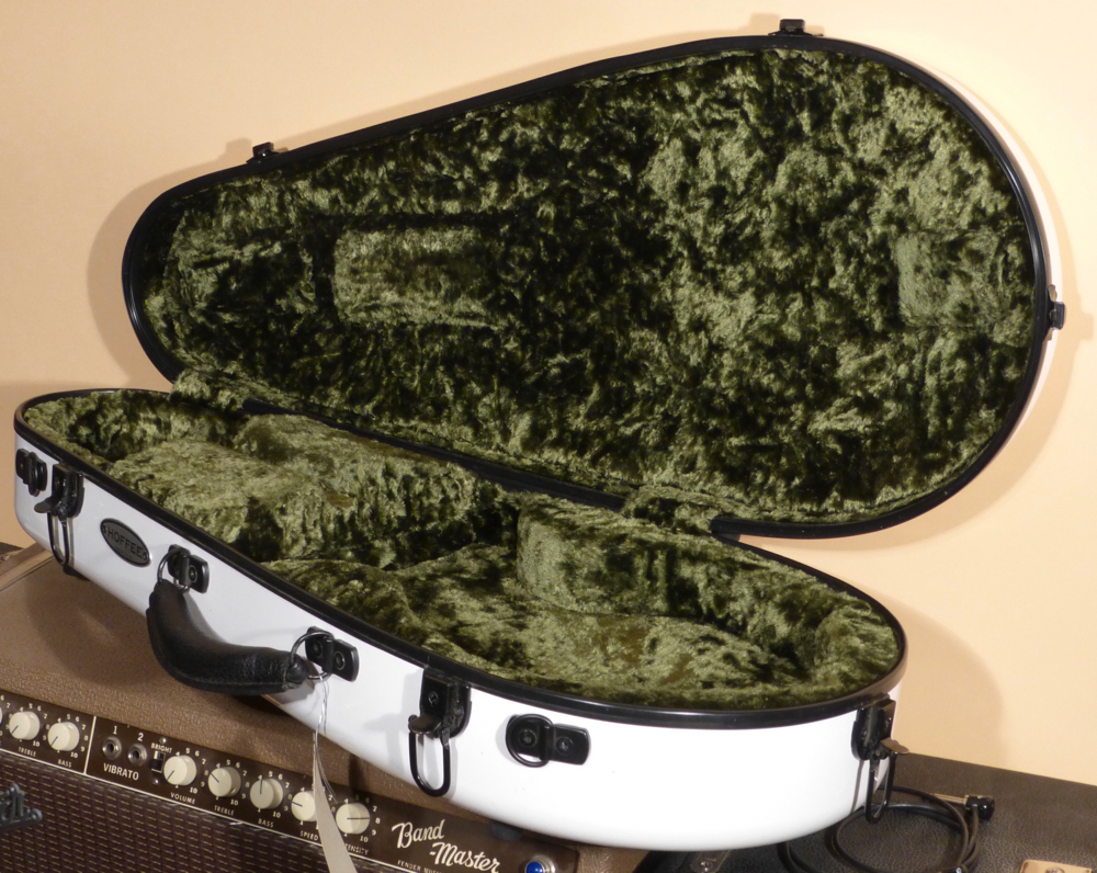 Hoffee White Mandolin Flight Case SOLD Greg Boyd's House of Fine