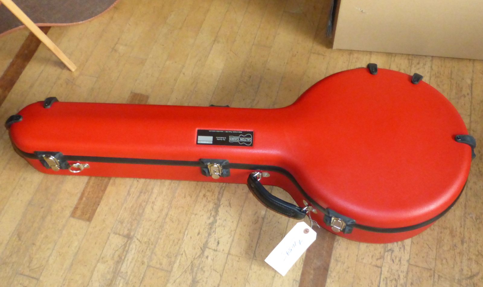 New Calton DeLuxe Banjo Case Red SOLD Greg Boyd's House of Fine