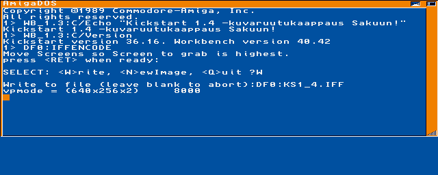 Workbench Nostalgia The history of the AmigaOS Graphic User Interface (GUI) Beta 1.4