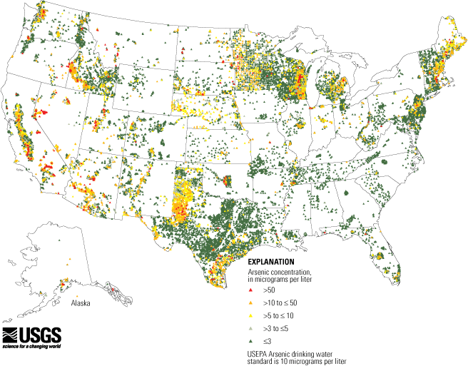 Arsenic In Well Water New Jersey Map Arsenic in Water Greg Reyneke