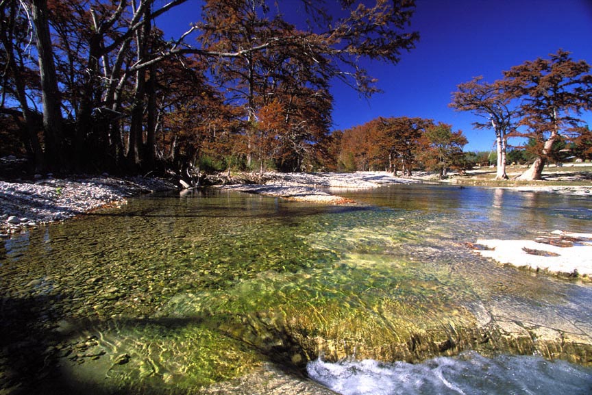 Frio River at Concan, Texas