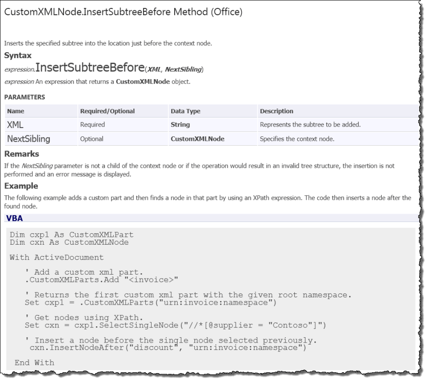 Custom XML "Helpful" Help for Word