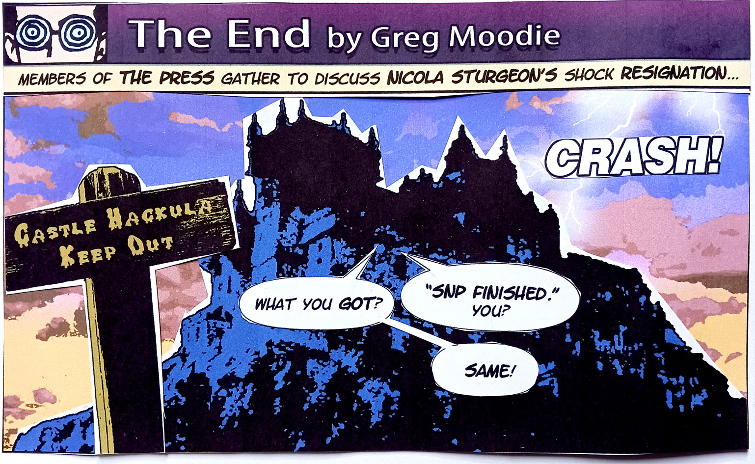 ORIGINAL ARTWORK The End Greg Moodie