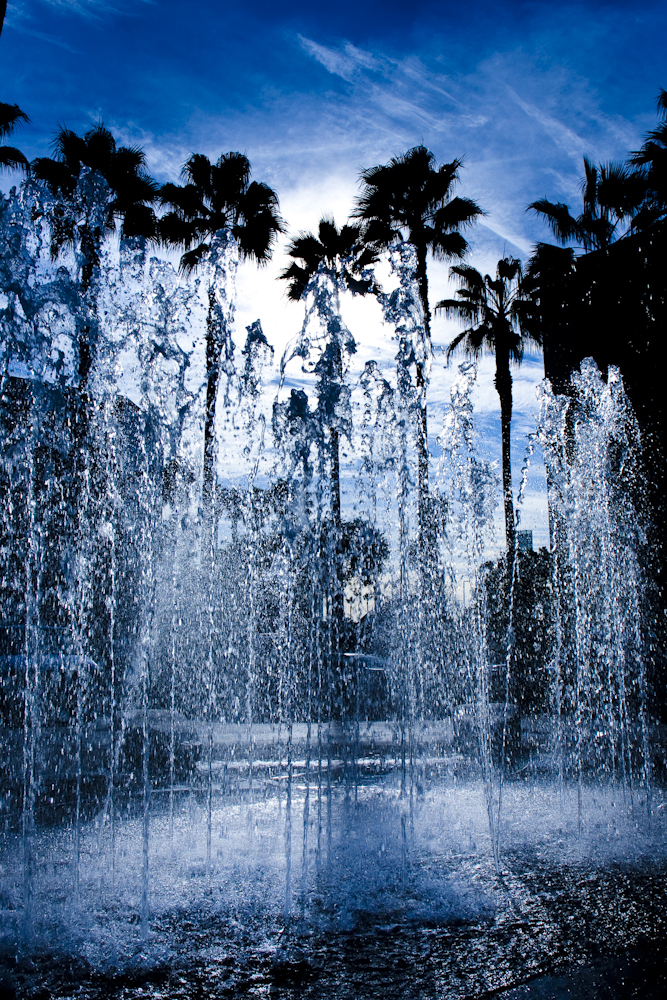 Photography Wet & Wild LA fountain & fifteen minutes