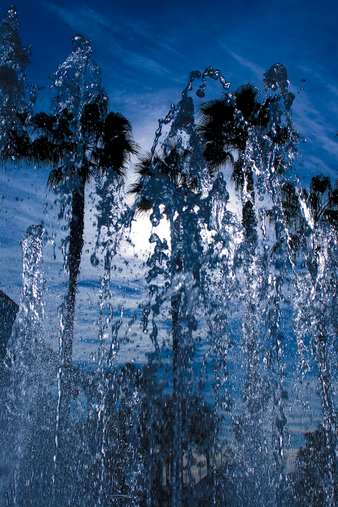 Photography Wet & Wild LA fountain & fifteen minutes