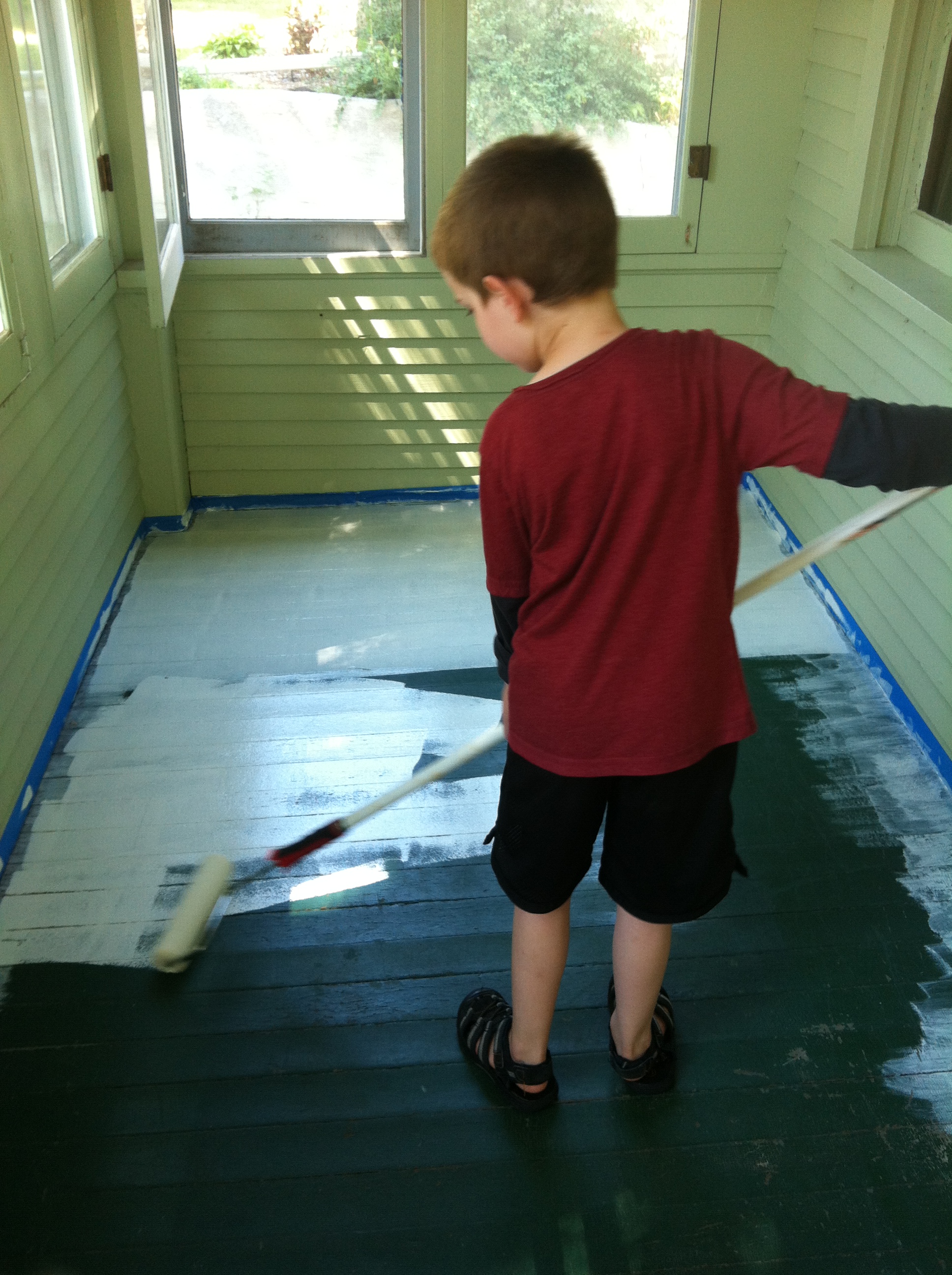 Painting the front porch floor on my 120 yearold house « GREG SWAN