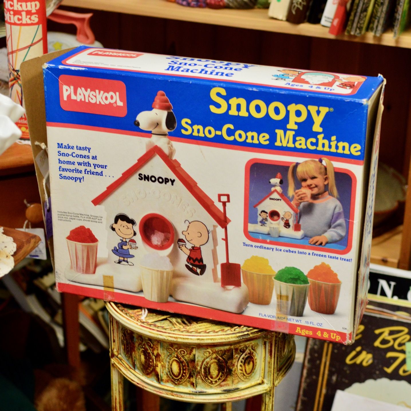 Snoopy sno-cone machine