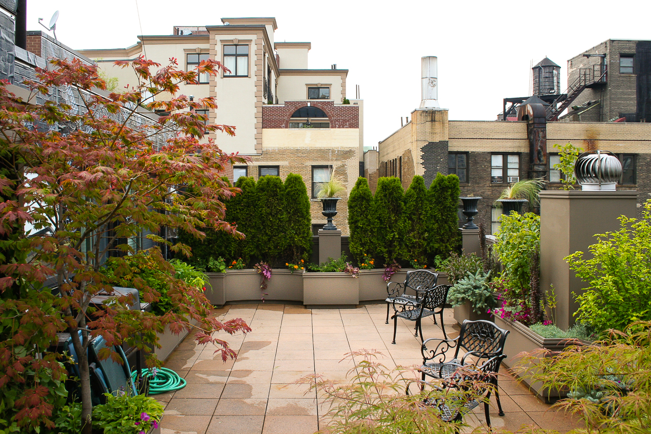 Upper West Side Roof Terrace Gresham Lang Garden Design, LLC