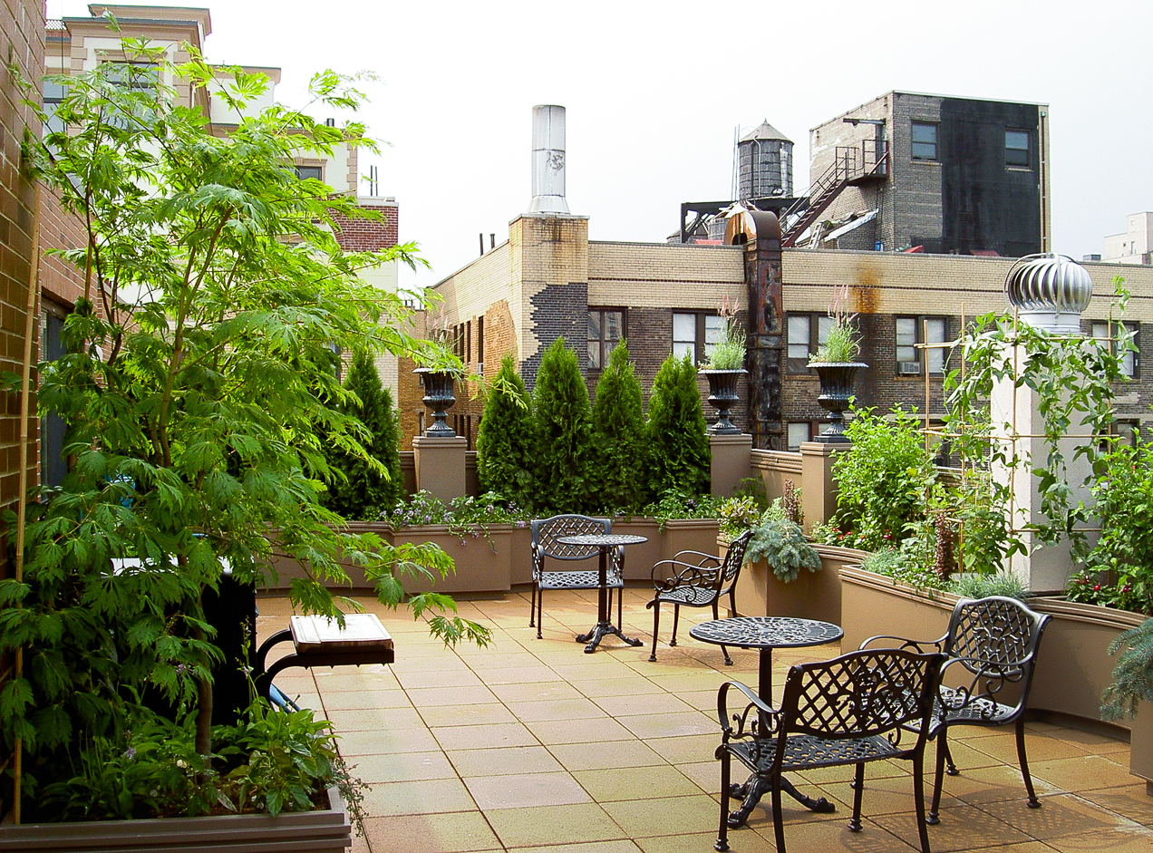 Upper West Side Roof Terrace Gresham Lang Garden Design, LLC