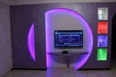 Gypsum Board TV and Wall Unit Design Works in Kampala Uganda