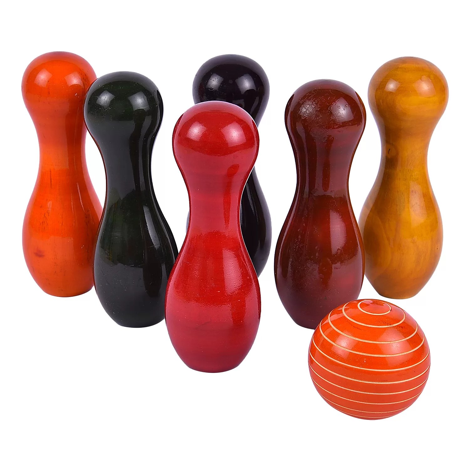 Wooden Bowling Set Grewind Solutions LLP