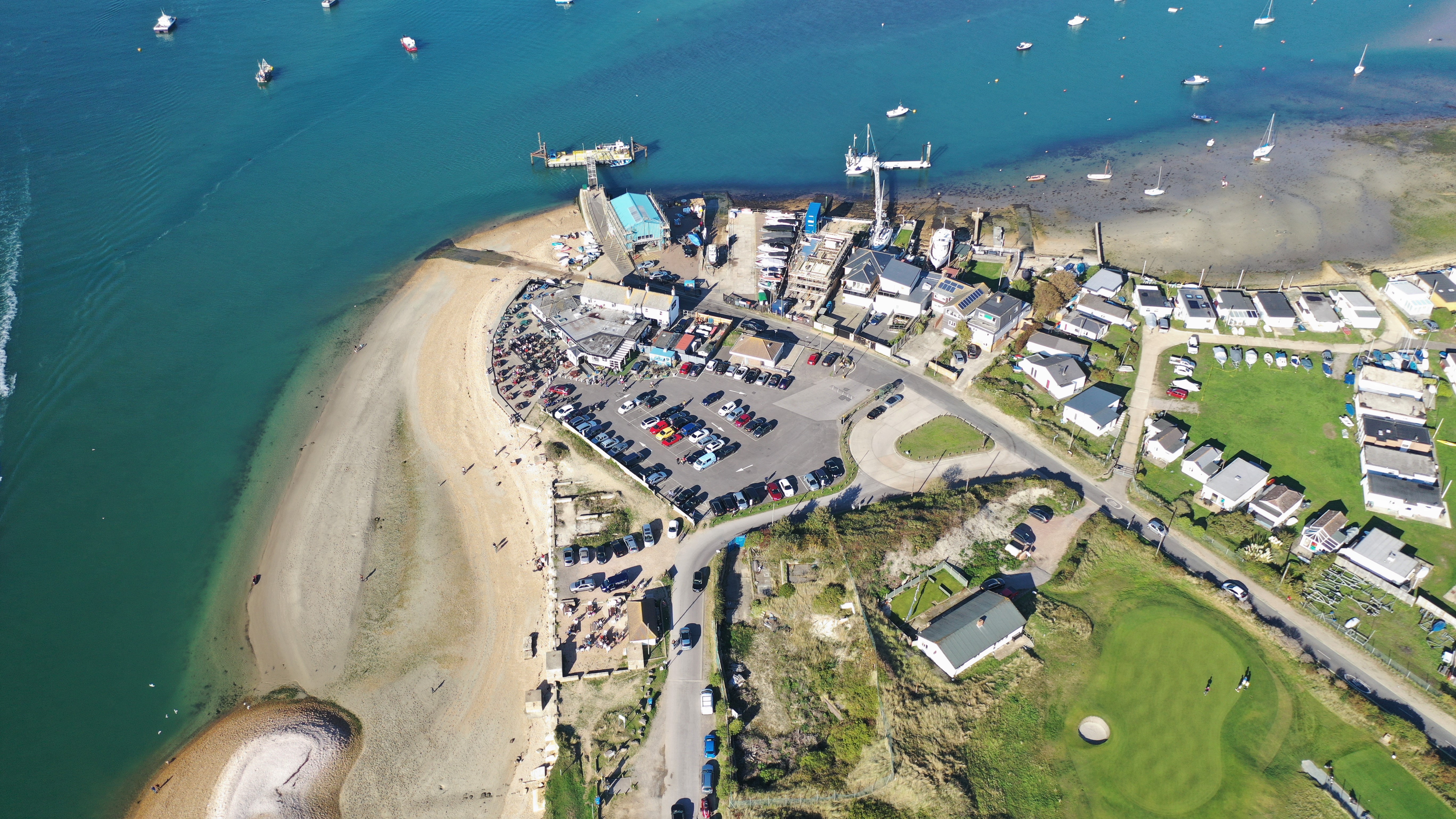 A Great day to fly,hayling island golf club Photos by Drone Grey